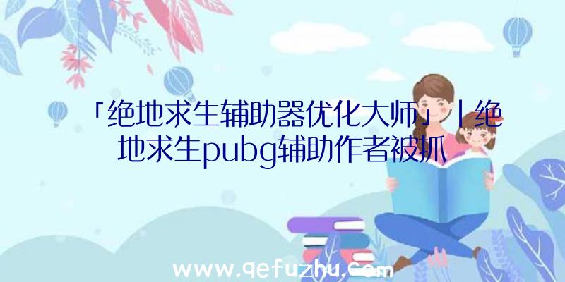 「绝地求生辅助器优化大师」|绝地求生pubg辅助作者被抓